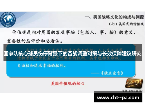 国家队核心球员伤停背景下的备战调整对策与长效保障建议研究 国家队核心球员伤停背景下的备战调整对策与长效保障建议研究